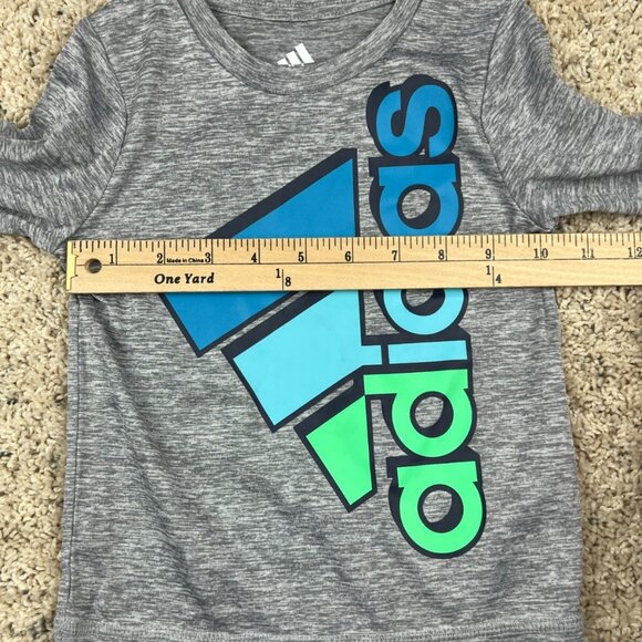 Baby Boy's Blue Track Suit Top, Pants Adidas Size 12M Navy Blue Light Blue Gray - Picture 10 of 10